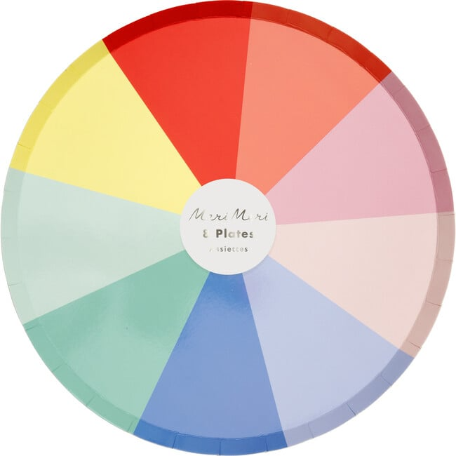 Meri Meri Plato de cena con círculo cromático