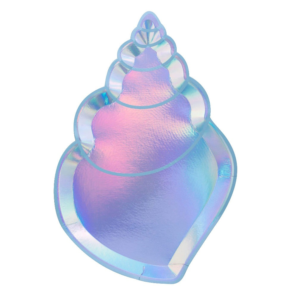 Platos de papel de aluminio Shell Yeah