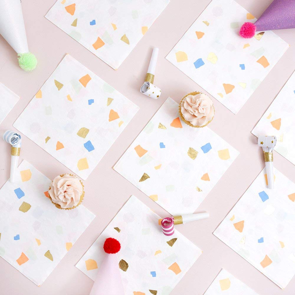 Servilletas Terrazo Brillantes Grandes