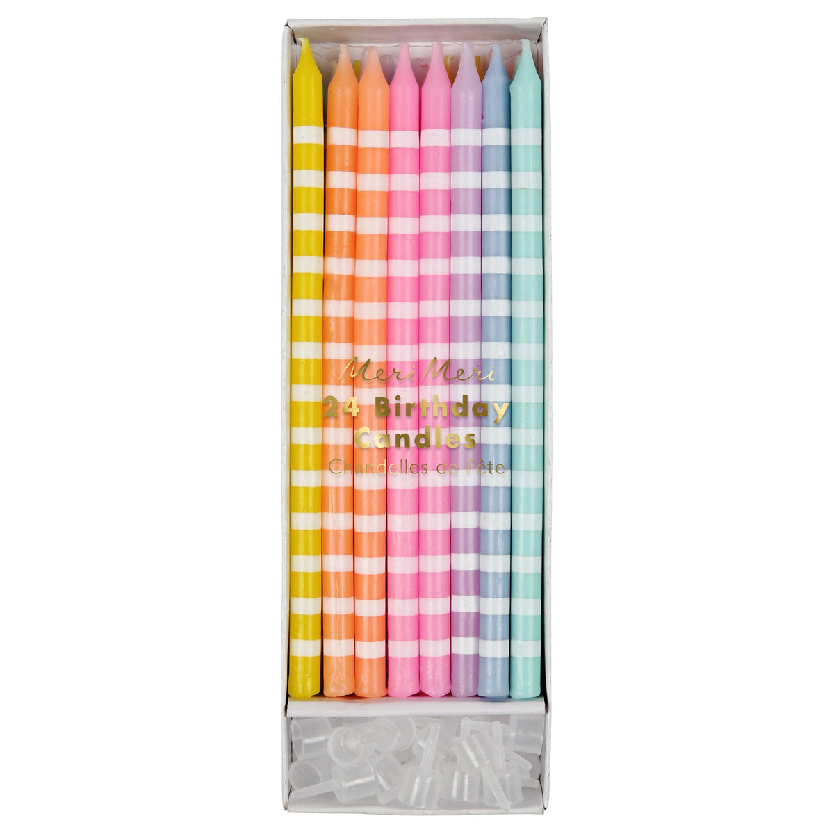 Velas de fiesta pastel (x 24)