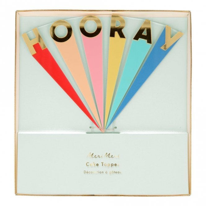 MERI MERI DECORACIÓN PARA TARTA DE ACRÍLICO ¡HURRORA!