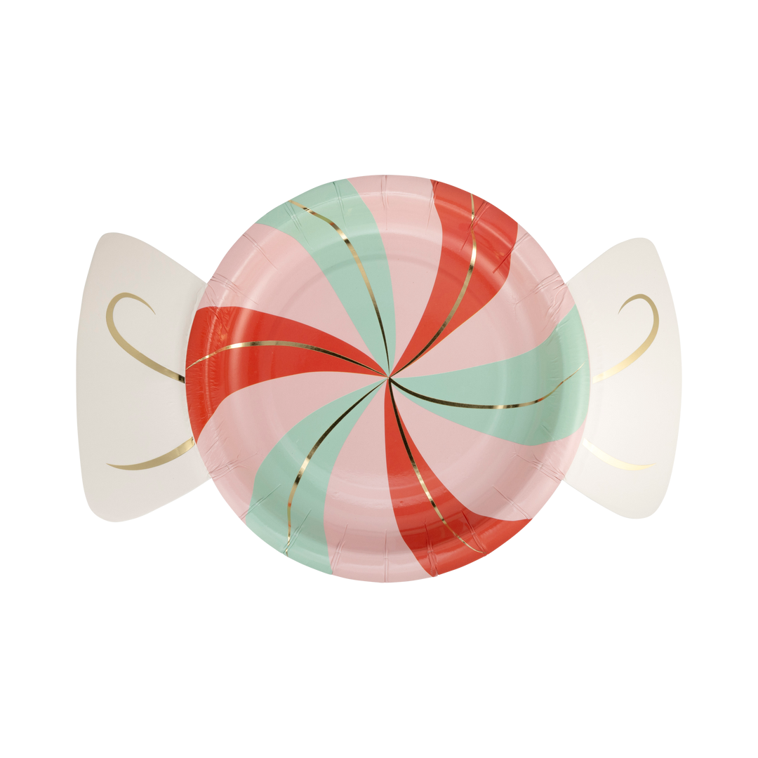 Plato de 11" con forma de caramelo