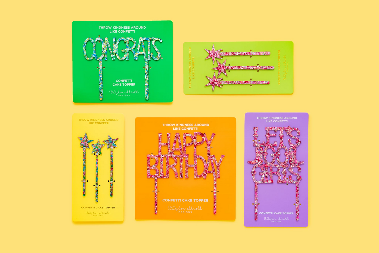 Adorno para tarta rosa de feliz cumpleaños