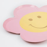 Platos de flores Happy Icons (x8)