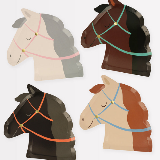 Placas de caballo (x 8)