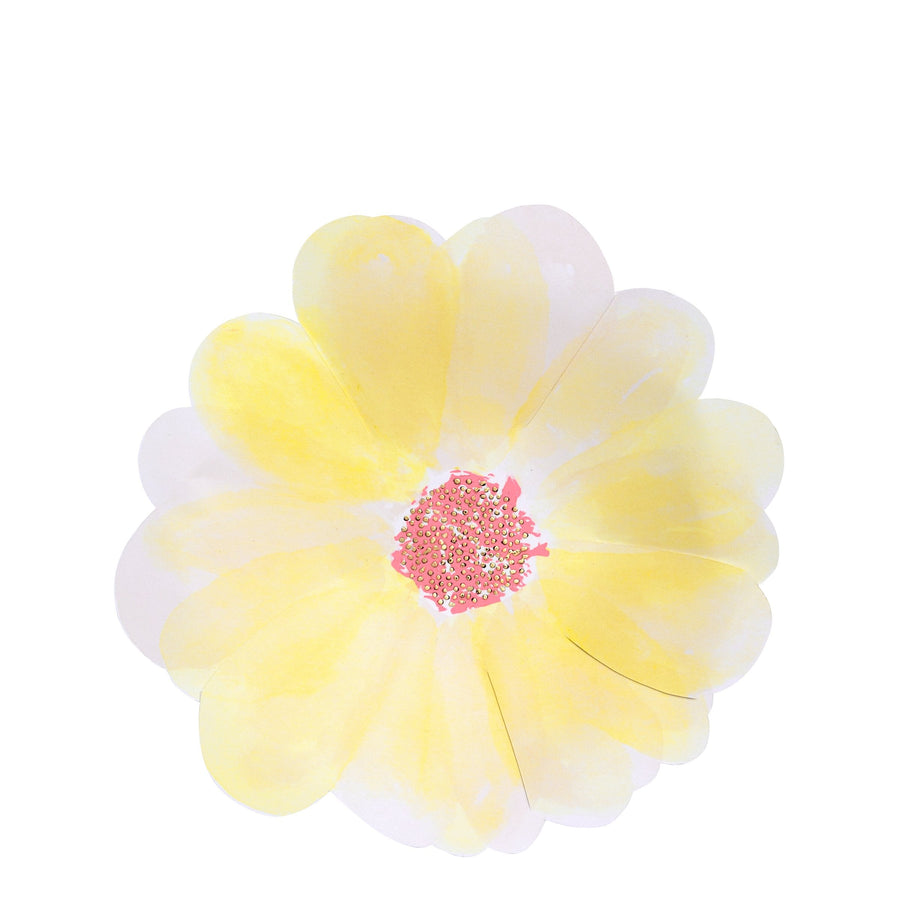 Platos pequeños de jardín de flores (x 8)