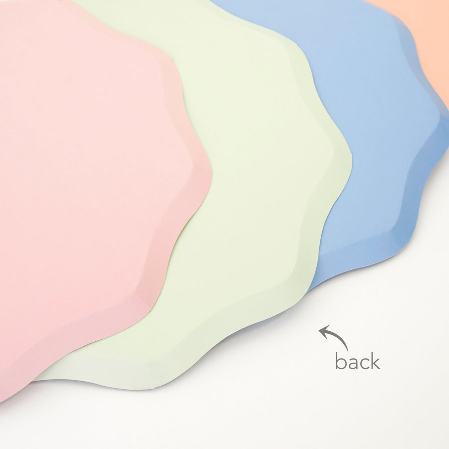 Platos laterales con diseño floral ditsy (x 12)