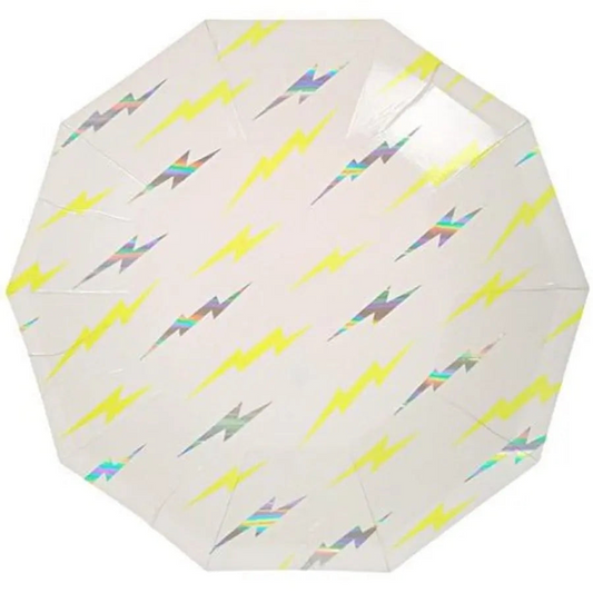 Meri Meri Superhéroes Zap! Platos - Almuerzo 8 unidades