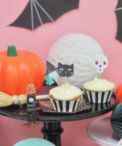 Juego de platos con estampado de estrellas de Halloween – Por Meri-Meri