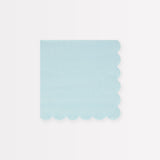 Servilletas pequeñas azul cielo de verano (x 16)