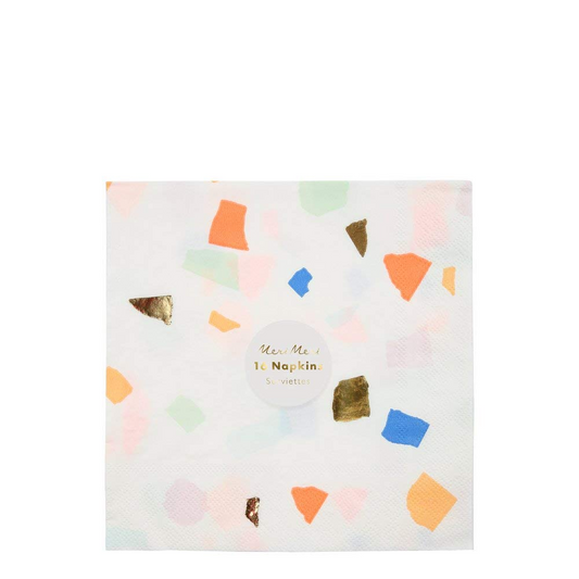 Servilletas Terrazo Brillantes Grandes