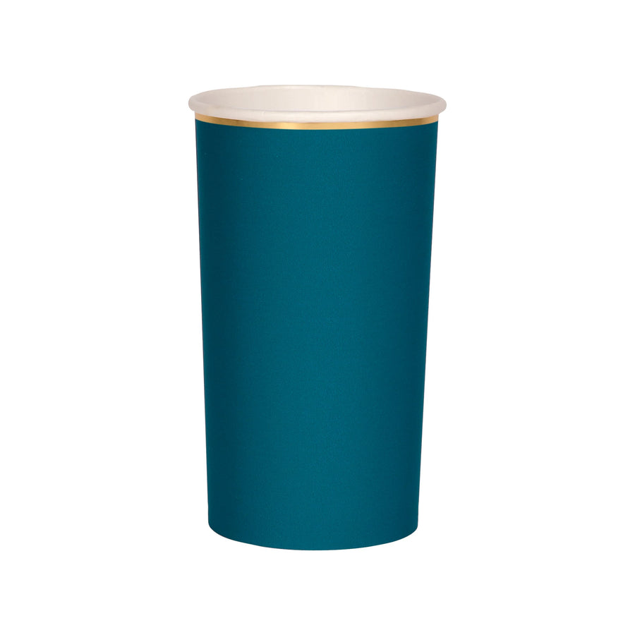 Vasos Highball Verde Azulado