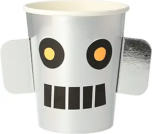 Vasos robot Meri Meri (paquete de 8)