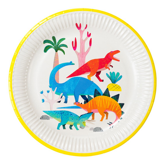 Platos de dinosaurios para fiestas DINO-PLATE