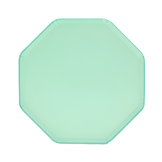 Platos de acompañamiento verde espuma de mar