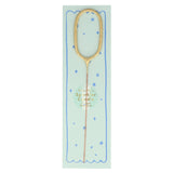 Velas de bengala doradas con números del 0 al 9